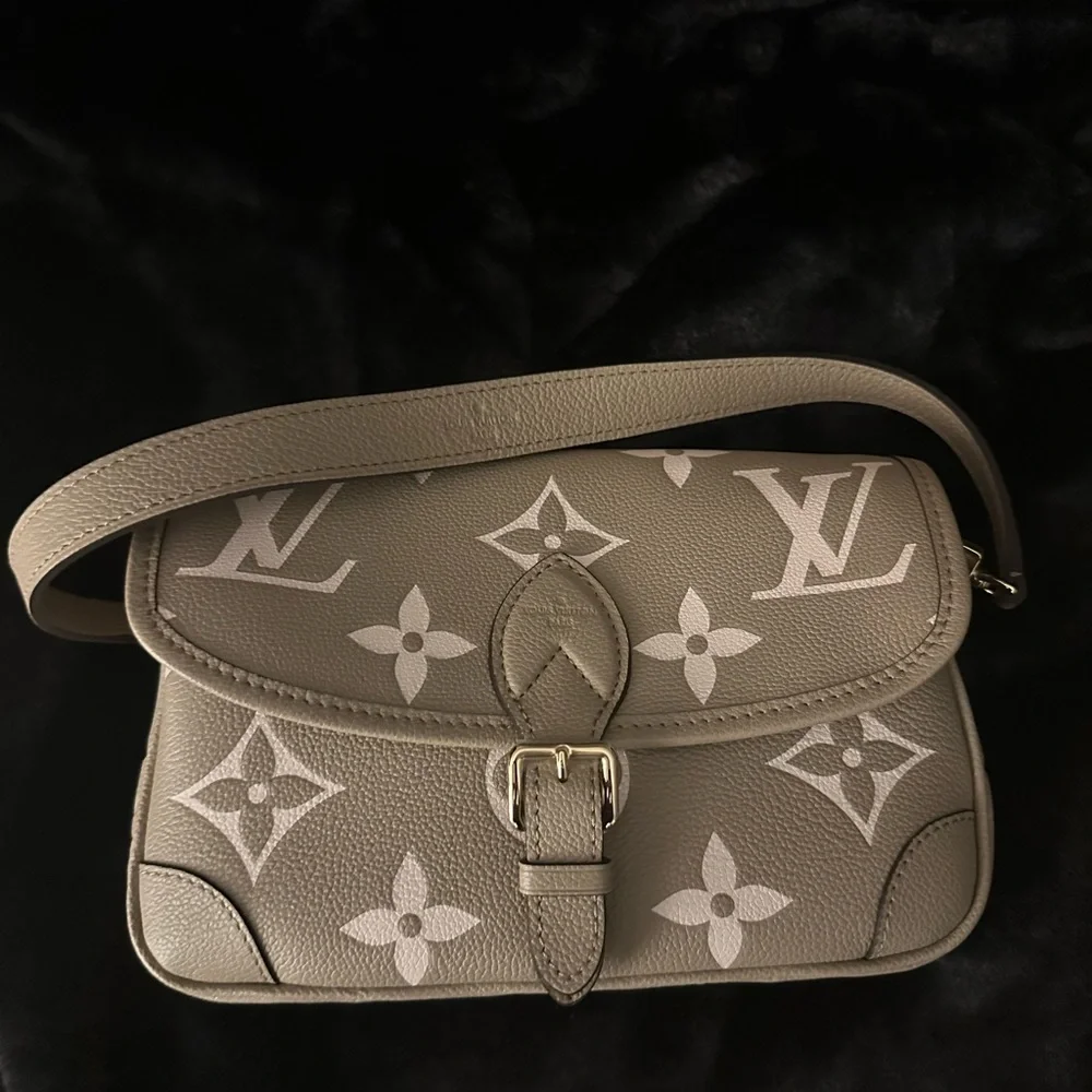 Authentic Louis Vuitton Taupe Monogram Mini Satchel Crossbody Brand New !